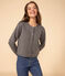 Cardigan con bottoni automatici in tubique Donna verde THUYA