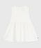 Abito senza maniche in sangallo di cotone bianco neonato bianco MARSHMALLOW