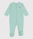 Pigiama in cotone a righe neonato