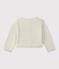 Bolero bambina brillante bianco ECUME/marrone EM DORE