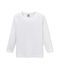 T-shirt bambino maniche lunghe bianco Lait