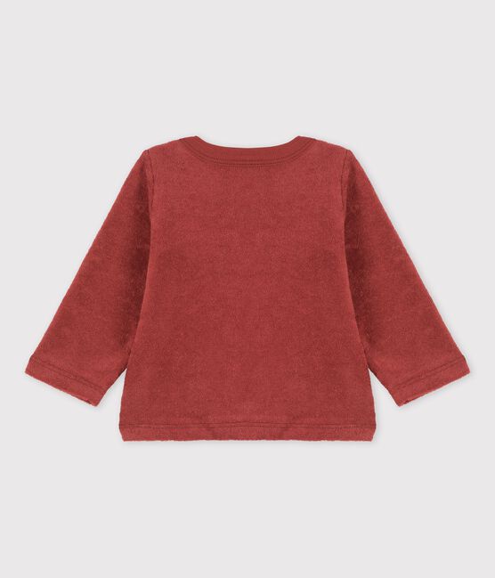 Cardigan in spugna bebé maschio marrone OMBRIE