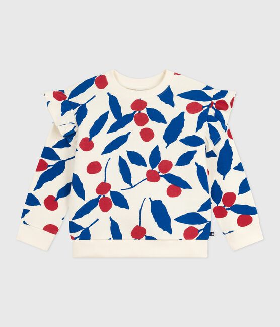 Felpa in cotone stampato bambino MILK/ MULTICO