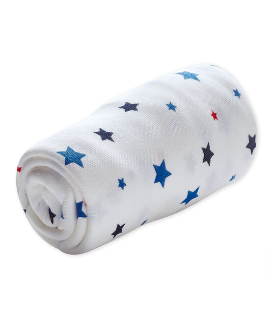 Lenzuolo bebè bambino a stelle bianco ECUME/bianco MULTICO
