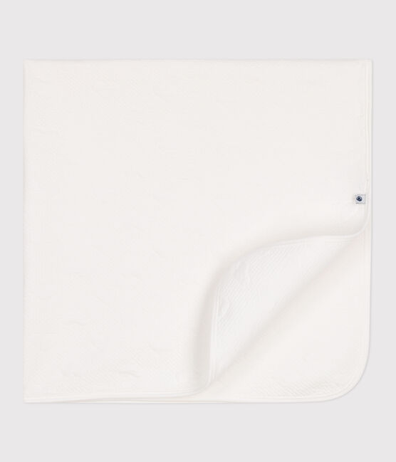 Coperta in tubique neonato bianco MARSHMALLOW