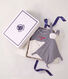 Set di tutine, body e doudou in cotone a righe per neonato/a