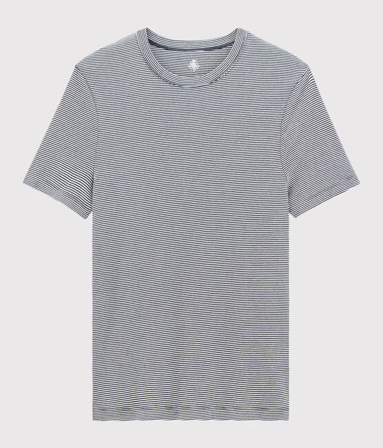 T-shirt maniche corte Uomo blu SMOKING/bianco MARSHMALLOW