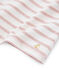 Marinière bambina bianco MARSHMALLOW/rosa JOLI BRILLANT