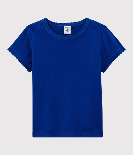 T-shirt iconica in cotone bambina - bambino blu SURF