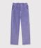 Pantaloni in velluto bambino viola
