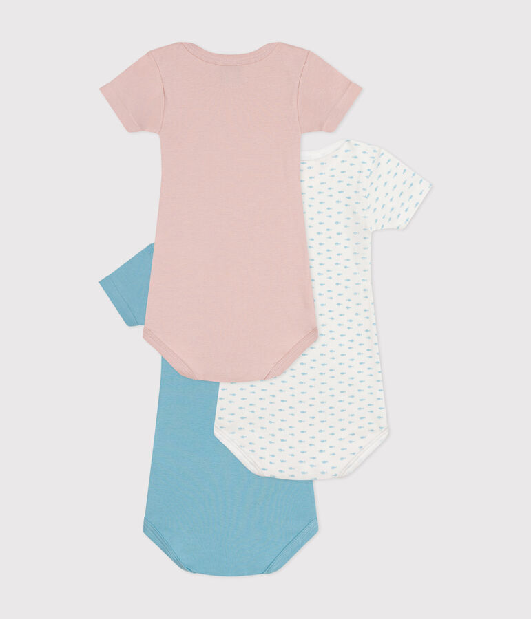 Confezione da 3 body beb&egrave; a maniche corte in cotone variante 4