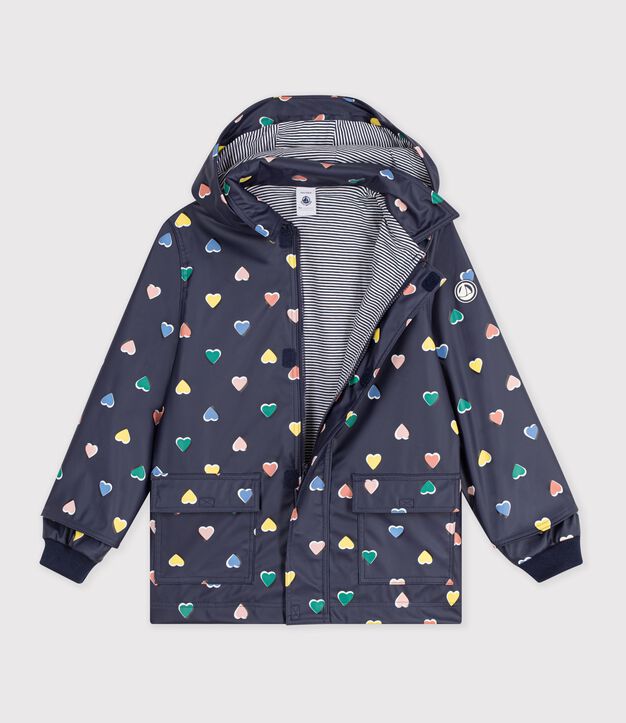 Cerata con stampa a cuori bambino blu/multicolore