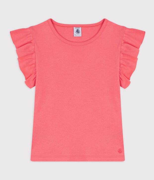 T-shirt a maniche corte in cotone tinta unita bambino FLAMAND