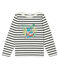 Marinière bambino unisex beige COQUILLE/blu SMOKING