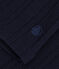 T-shirt L'Iconique donna in cotone fantasia con collo a lupetto blu SMOKING