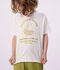 T-shirt a maniche corte in cotone bambina bianco