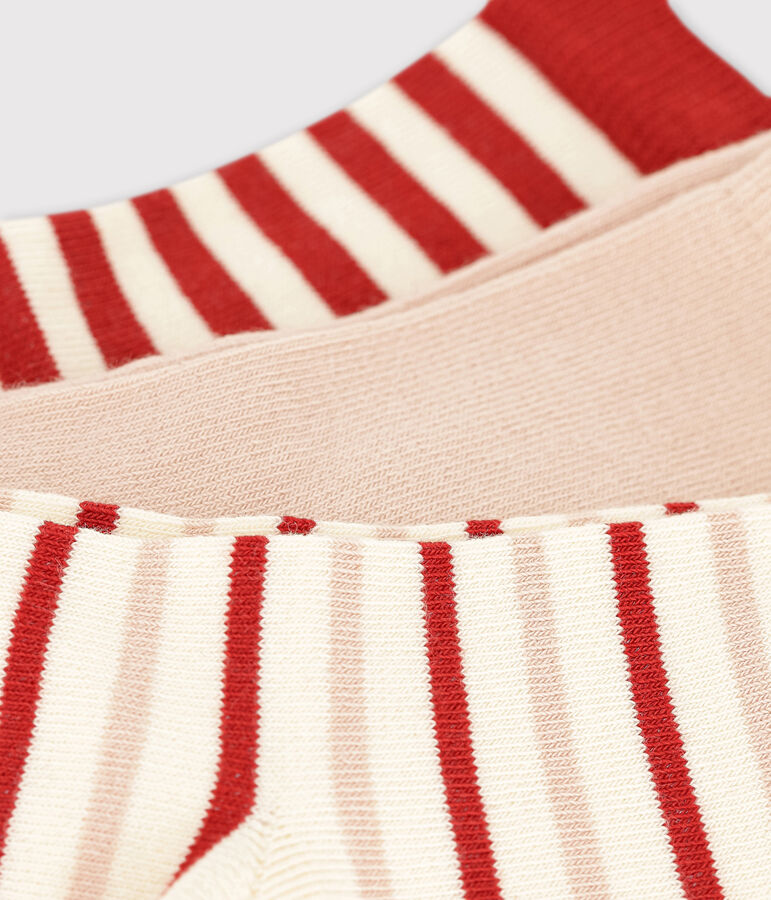 Confezione da 3 paia di calzini bambina multicolore