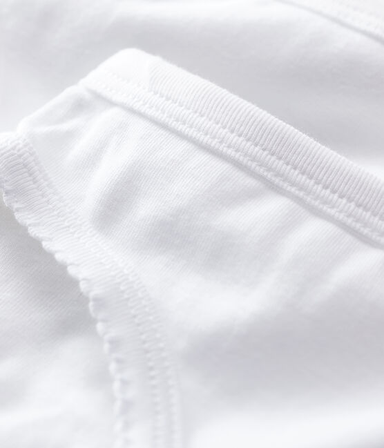 Confezione da 2 slip bianchi bambina variante 1