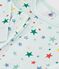 Pigiama bambino in ciniglia con stampa a stelle blu/multicolore