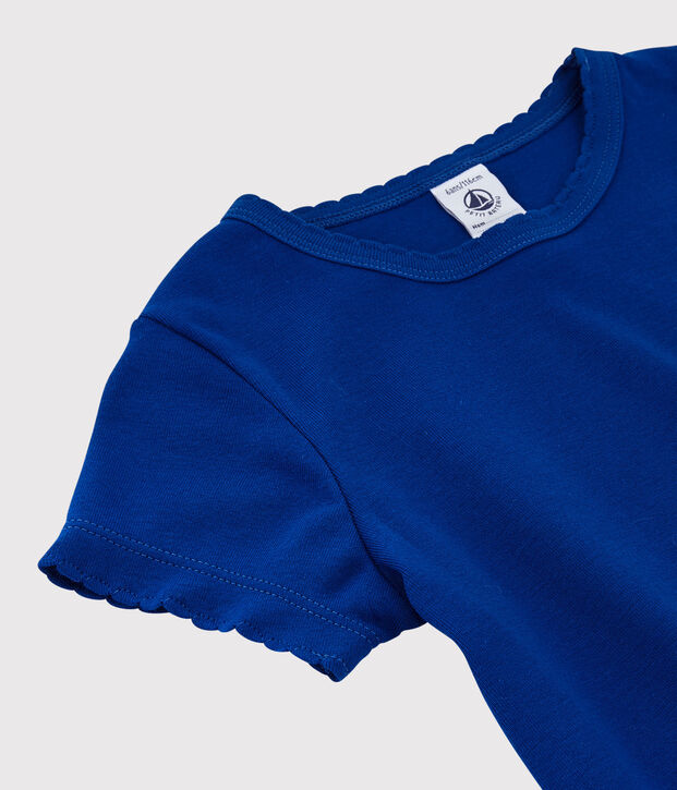 T-shirt iconica in cotone bambina - bambino blu