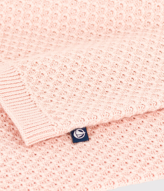 Cardigan in cotone bambina rosa