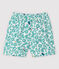 Costume da bagno ecoresponsabile bebè maschio bianco MARSHMALLOW/bianco MULTICO