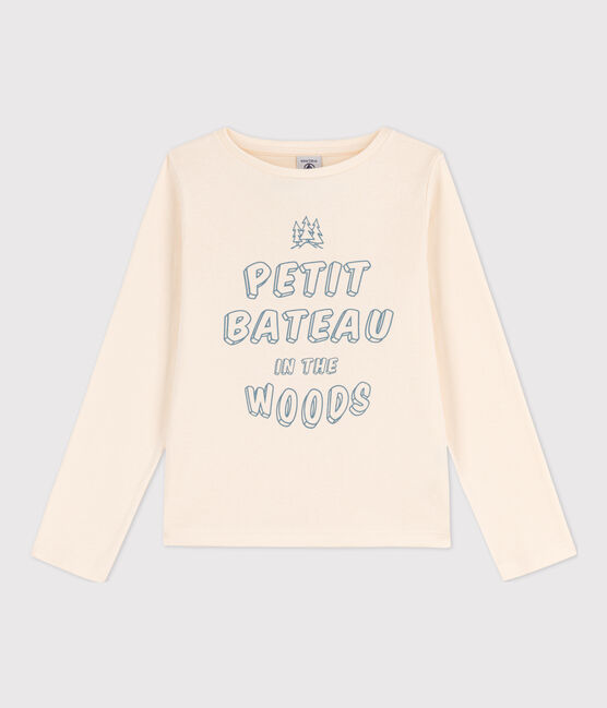 T-shirt a maniche lunghe in cotone bambino unisex  bianco AVALANCHE/ ROVER/ MULTICO