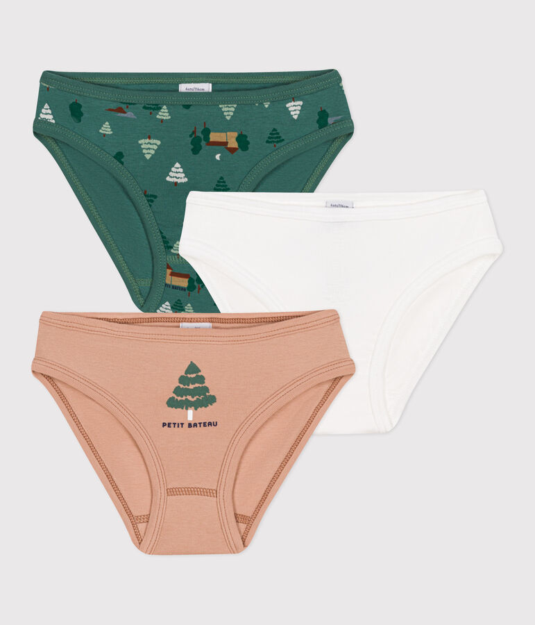 Confezione da 3 slip bambino in cotone multicolore