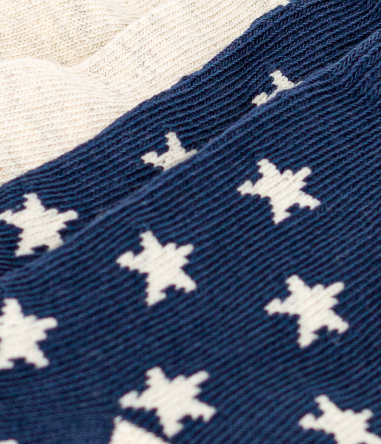 Confezione da 2 paia di calzini beb&egrave; a stelle variante 1