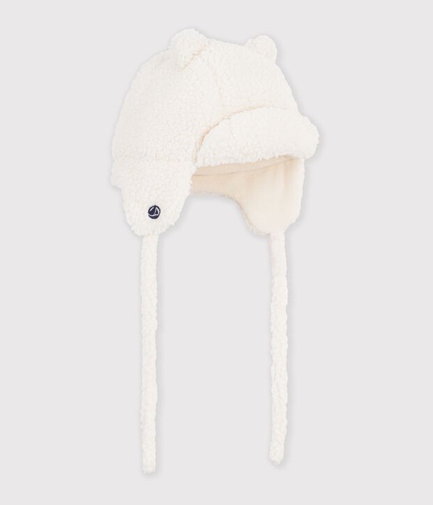Colpacco in sherpa con paraorecchie neonato MILK