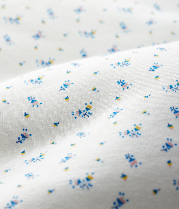 Sacco nanna beb&egrave; a costine bianco/multicolore