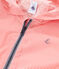 Giacca a vento bambino unisex rosa GROSEILLER/bianco MARSHMALLOW