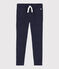 Pantaloni joggers in jersey ìbambino blu SMOKING