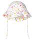 Cappellino in popeline fantasia a fiori bebé bambina