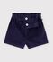 Shorts in velluto tinta unita neonata SOIR