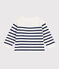 Maglione in stile marinaro in misto lana e cotone a righe neonato blu MARSHMALLOW/ SOIR