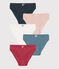 Confezione da 5 slip bambina in cotone variante 1