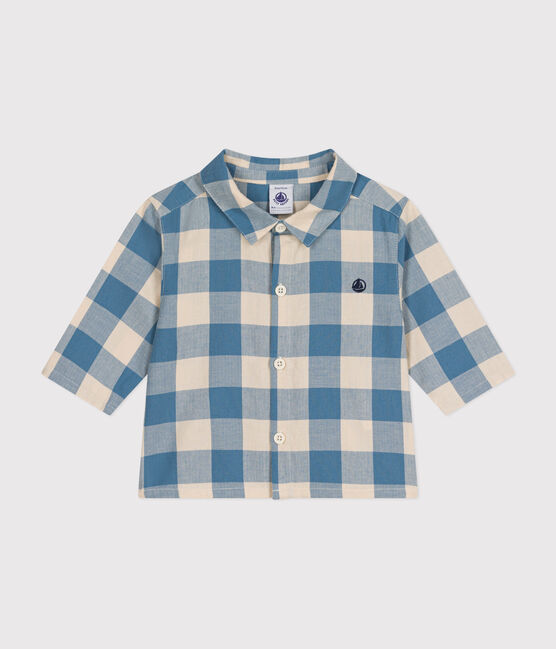 Camicia in flanella neonato blu BEACH/ AVALANCHE