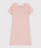 Camicia da notte bambina in cotone traforato tinta unita rosa SALINE