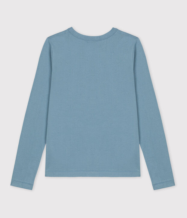 T-shirt L'ICONIQUE calda girocollo in cotone Donna blu