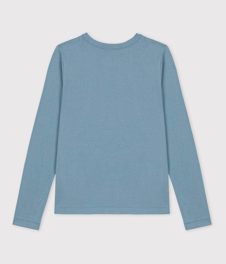 T-shirt L'ICONIQUE calda girocollo in cotone Donna blu