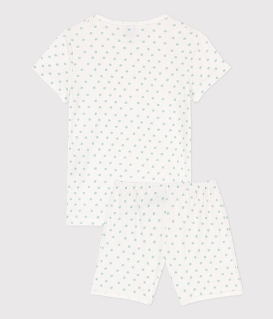 Pigiama corto a pois in cotone bambina MARSHMALLOW/ BOB