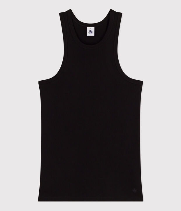 Canotta donna in cotone nero