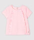 Blusa manica corta in popeline bebè femmina