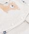 Completo 2 pezzi neonato in maglia di lana e cotone con motivo orsetto beige MONTELIMAR CHINE