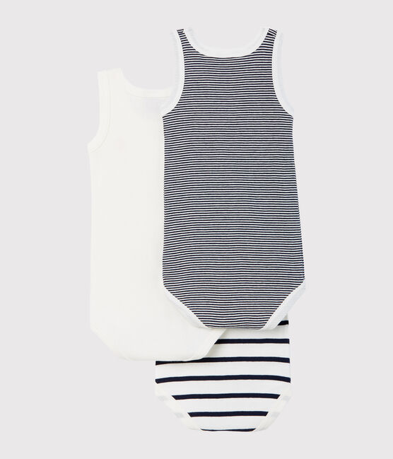 Trio body senza maniche bebè unisex variante 1
