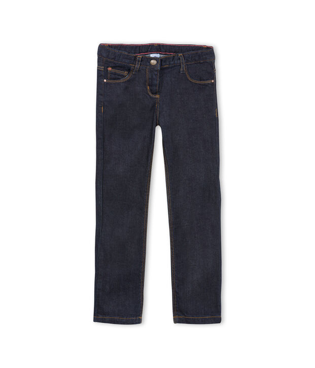 Pantalone in denim bambina blu Jean
