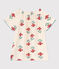 Blusa a fiori in garza di cotone bambina bianco AVALANCHE/ MULTICO