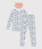 Pigiama travestimento con maschera bambino unisex bianco MARSHMALLOW/bianco MULTICO