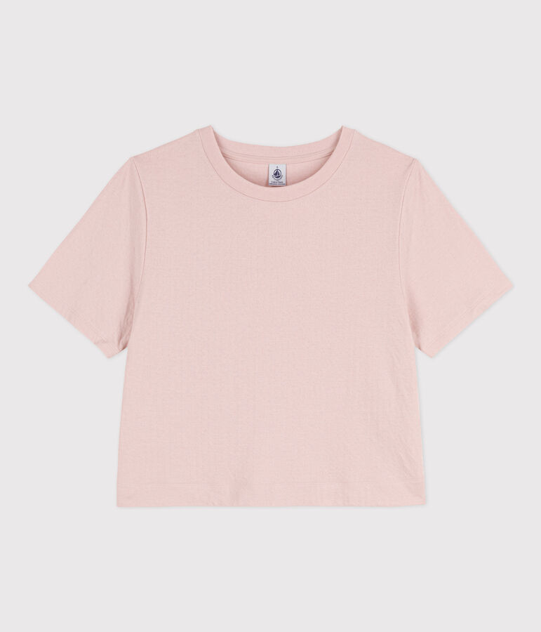 T-shirt LE BOXY in cotone donna rosa